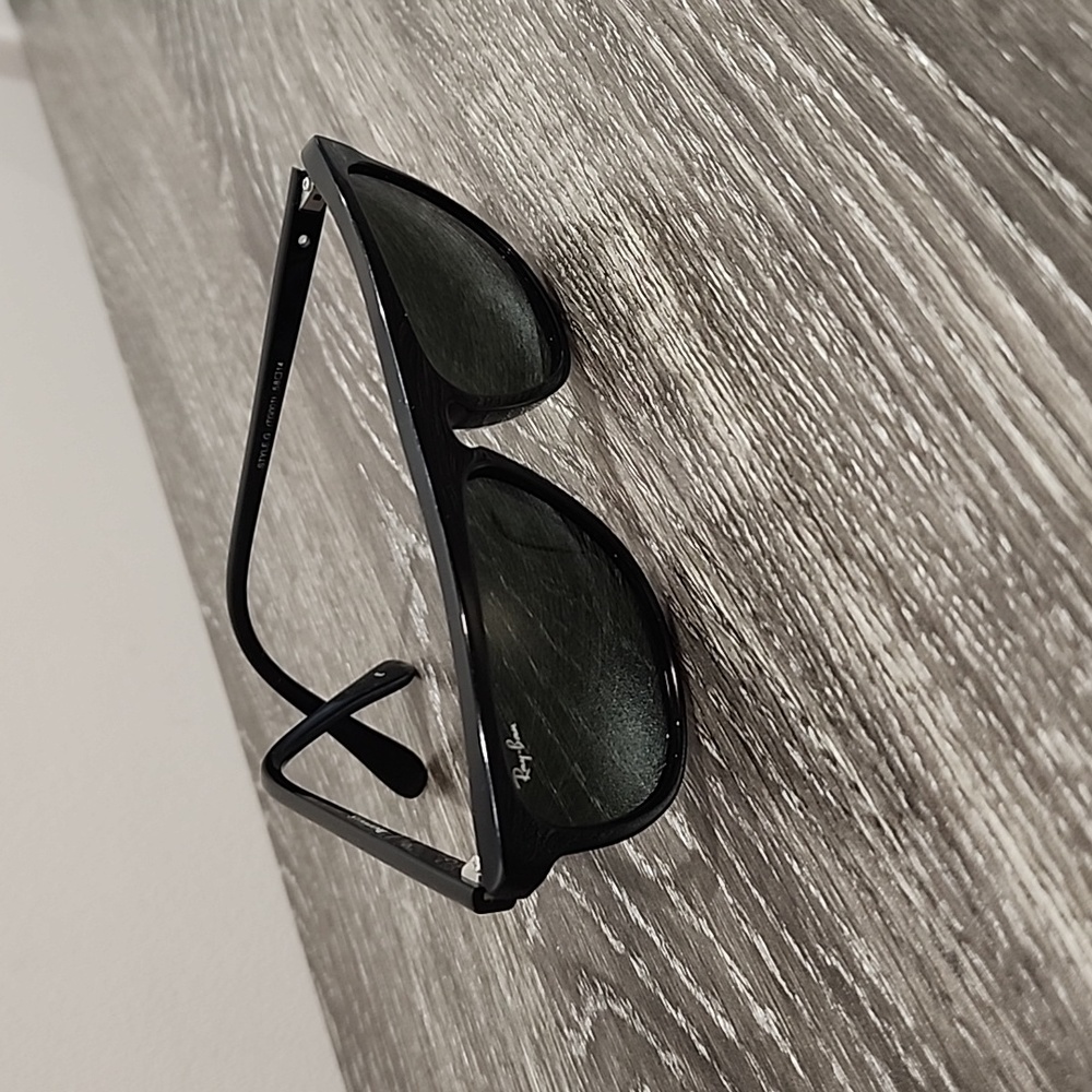 Vintage Ray Bans Traditionals Style G Black Aviator Sunglasses